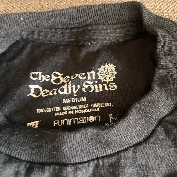 Seven Deadly Sins Anime Graphic T-Shirt - Picture 2 of 2
